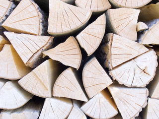 stack with fire wood