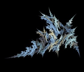 abstract ice crystal