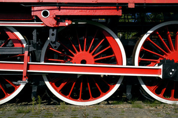 Fototapeta na wymiar steam engine