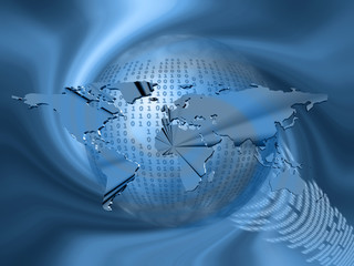 global business world map