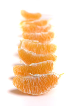 orange segments in a row
