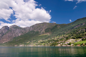 Obraz na płótnie Canvas norway fjord scenic