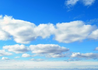 white clouds