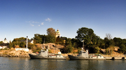 helsinki suomenlinna naval boats