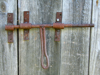 old barn door latch