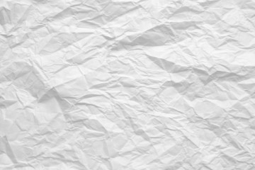 crumple  white paper