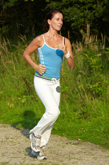 woman running