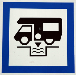 motorhome service sign