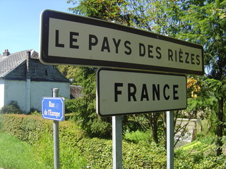 france, panneau d'entrée