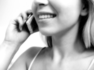 girl calling by phone - 1414871