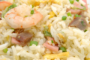 close up of fried rice