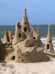 now that's a sandcastle!
