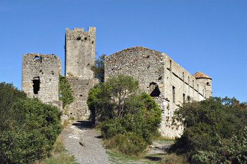 Fototapeta na wymiar Castle Barjac