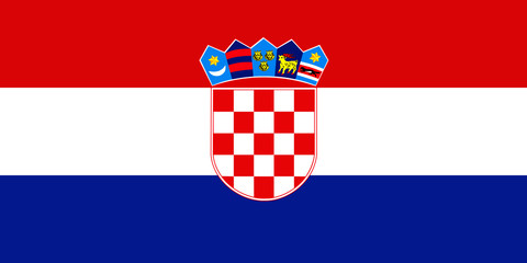 Fototapeta premium flag of croatia