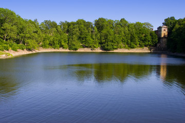 Fototapeta na wymiar small pond