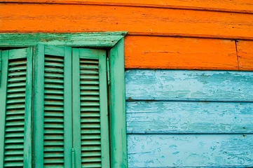 Foto auf Leinwand three colours window © Mariano Heluani