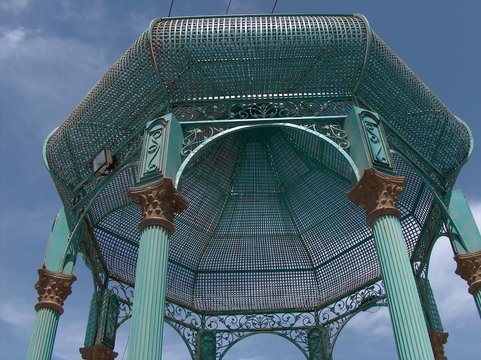 a dome of an arbor construction