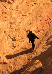 bedouin woman in the desert