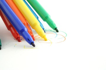 coloured pens