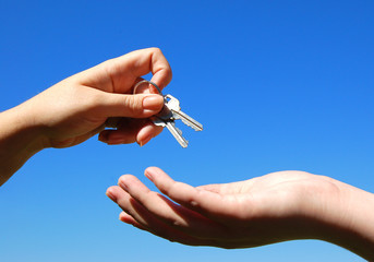 keys and hands