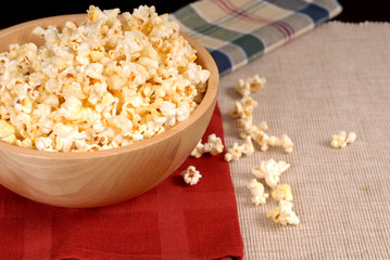 bowl of delicious popcorn