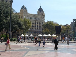 Obraz premium placa de catalunya