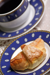 sweet croissant - coffee break.