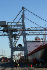 Fototapeta na wymiar container crane