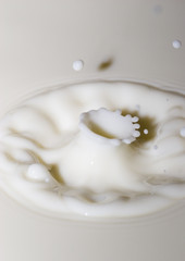 Fototapeta na wymiar szklanki mleka