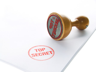 top secret rubber stamp