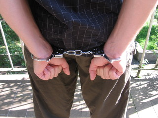 man with handcuffs - 1460852