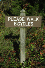 Obraz premium bicycle trail