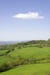 Fototapeta na wymiar Widoki z Crickley Hill Country Park w pobliżu glouces
