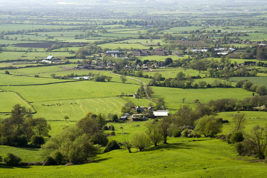 views from crickley hill country park near glouces