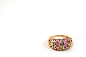 pink sapphire ring