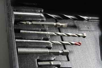 set of building tools