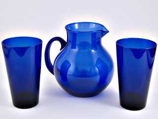 pitcher & glasses