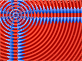 abstract rippled background