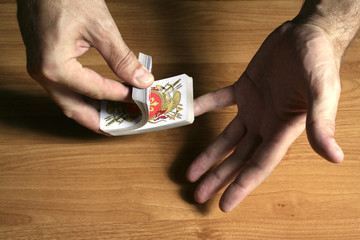 playing cards tricks focuses