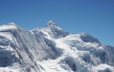 Fototapeta na wymiar góra śniegu cordilleras