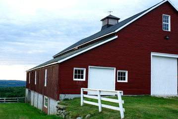 red barn