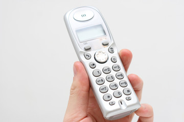 modern phone in hand