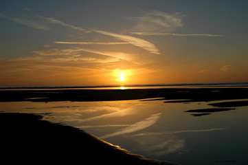 autumn sunset