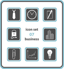 vector icon set 07: business