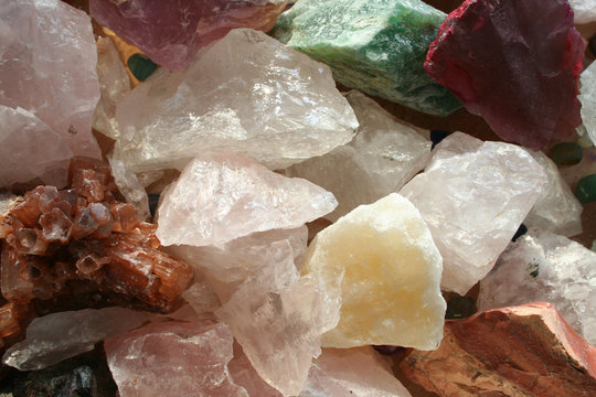 jade, rosenquarz