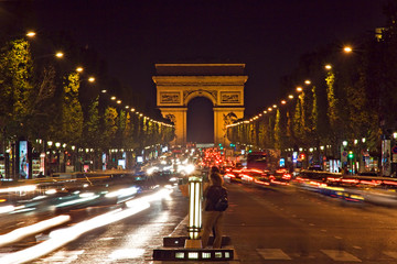 arc de triomphe and champs-elysees