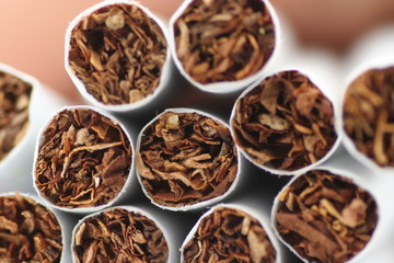Fototapeta na wymiar stack papierosów