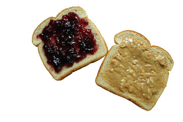 peanut butter and jelly sandwich