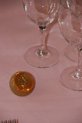 balle de golf en bronze