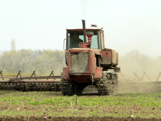 Fototapeta premium tractor